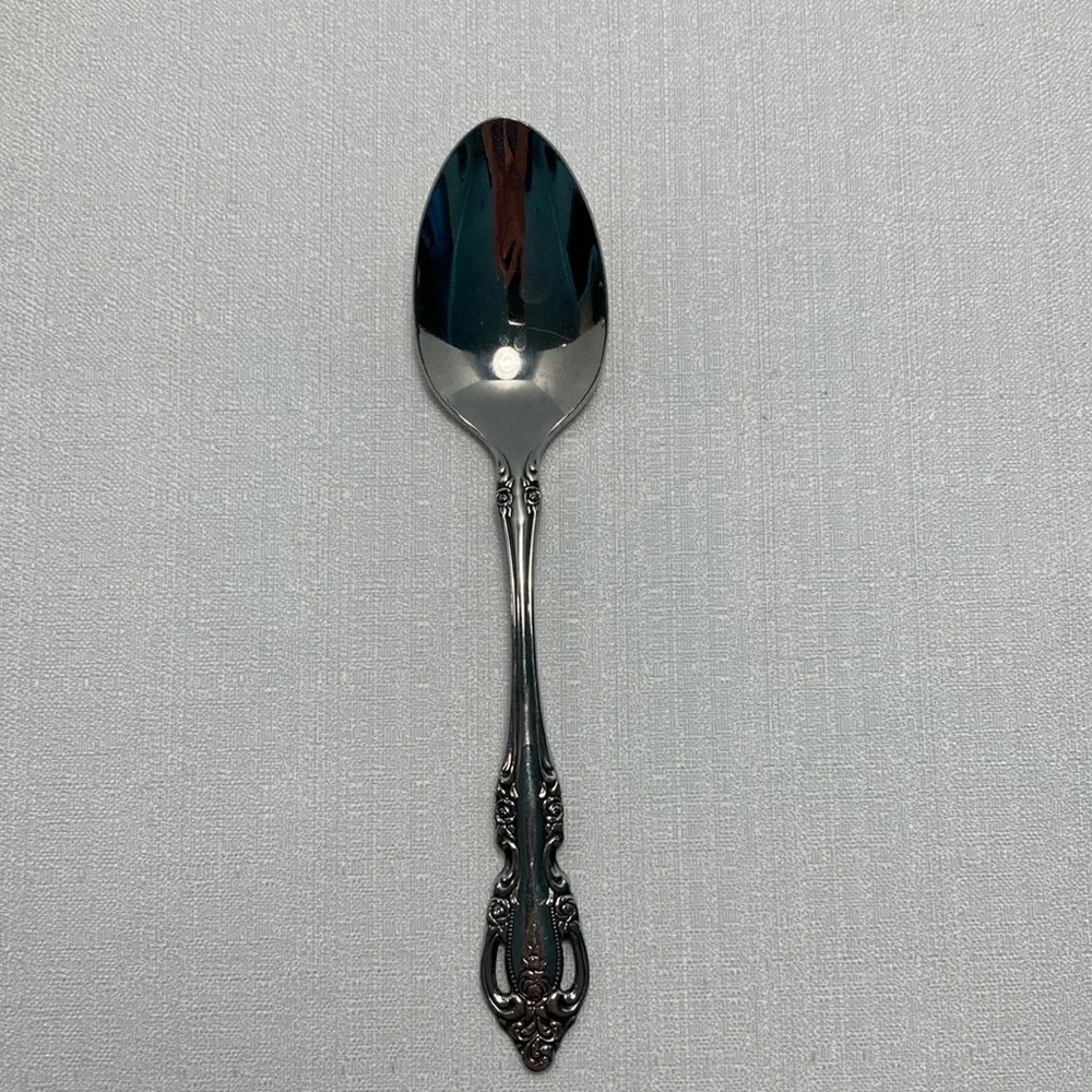 Oneida Community BRAHMS Stainless Glossy Rose Flatware‎ Soup Spoon